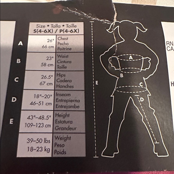 Nightmare Before Christmas Sally Dress Up Costume Size 4-6X - Picture 14 of 16